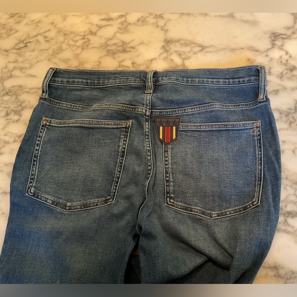 EUC Madewell Kick Out Full Length Jean Sz 31 tear near pocket sew or patch incl - Picture 14 of 14